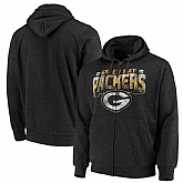 Men's Green Bay Packers G III Sports by Carl Banks Perfect Season Full Zip Hoodie Charcoal,baseball caps,new era cap wholesale,wholesale hats